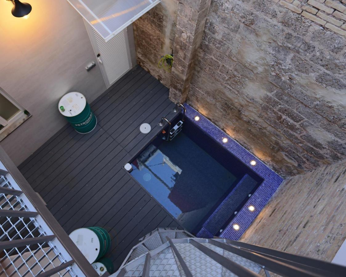 Loft Independiente Con Piscina Compartida En Centro De Валенсия Экстерьер фото