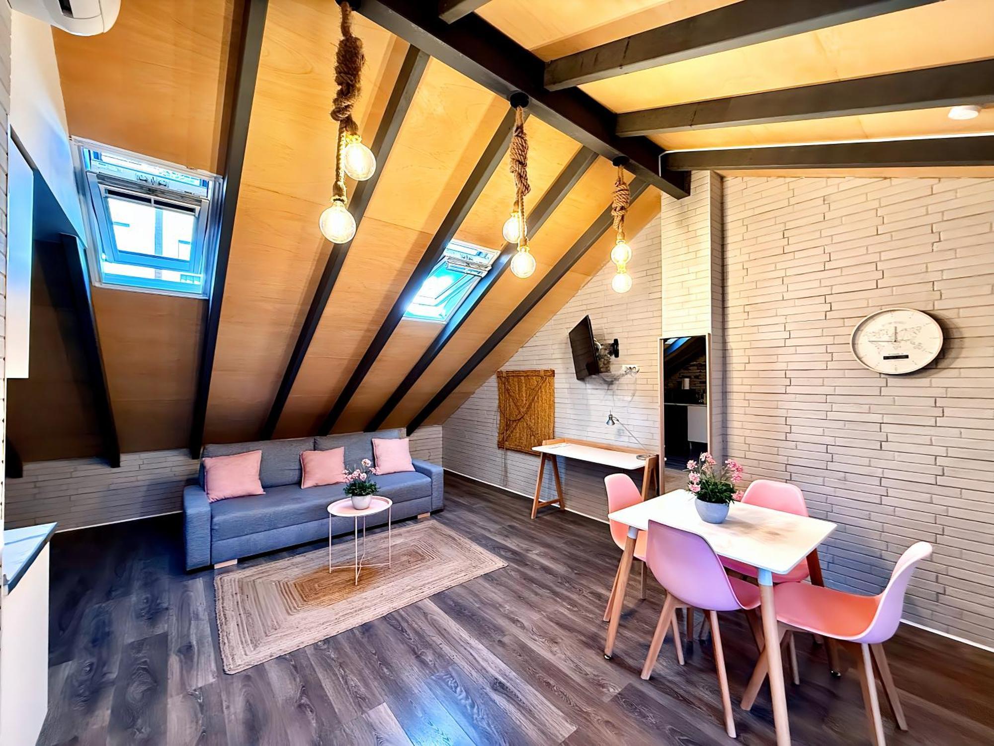 Loft Independiente Con Piscina Compartida En Centro De Валенсия Экстерьер фото